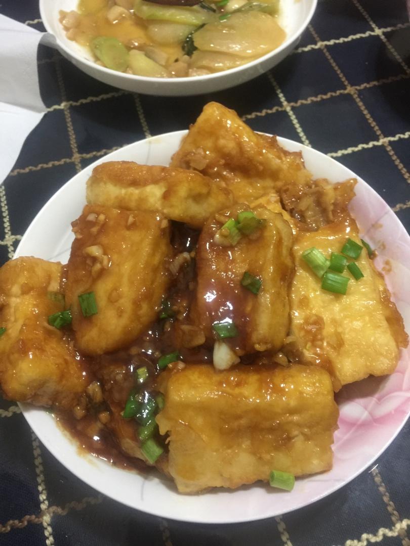 无敌好吃的香煎豆腐