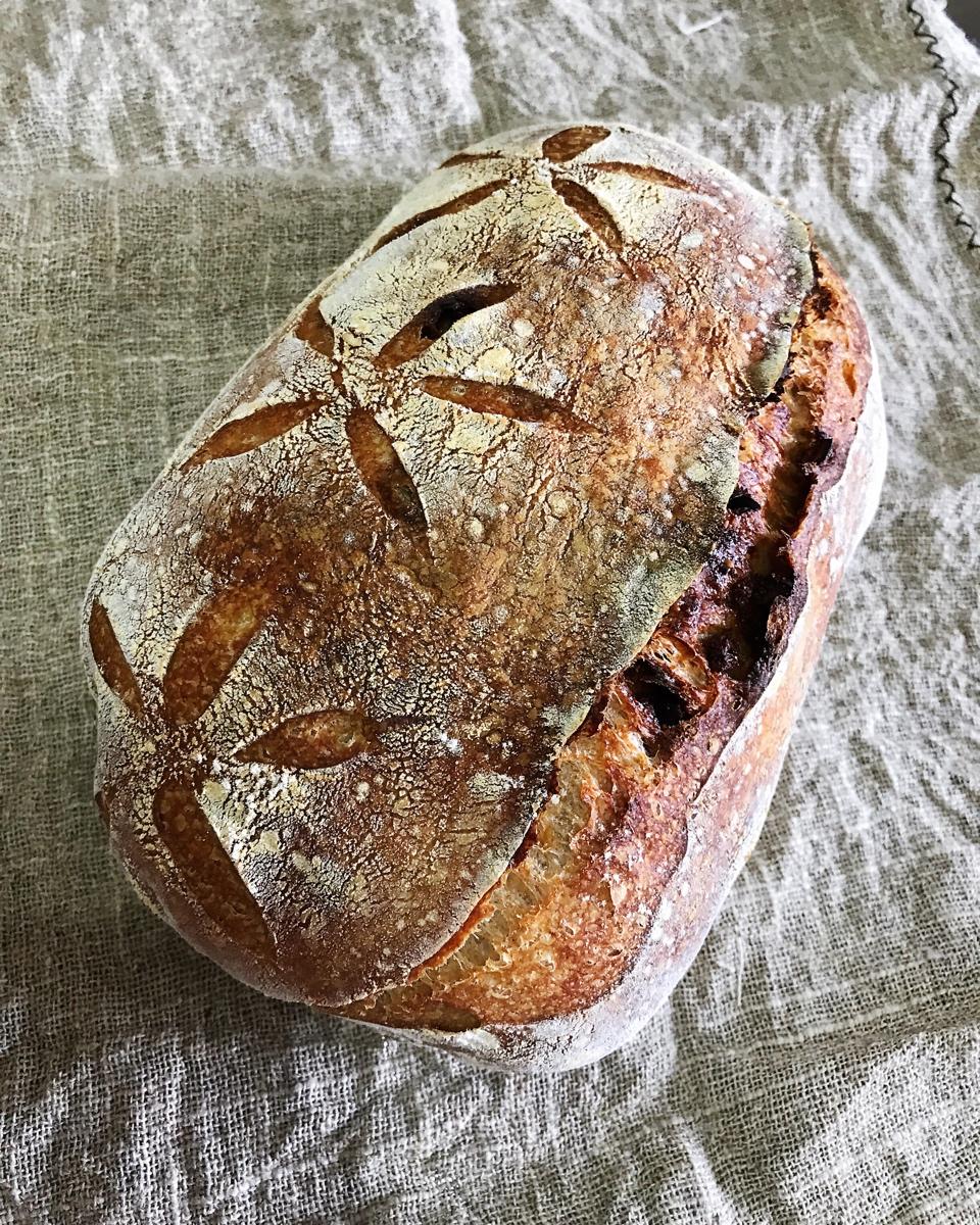 视频教程 天然酵种欧包 基础配方＆制作流程