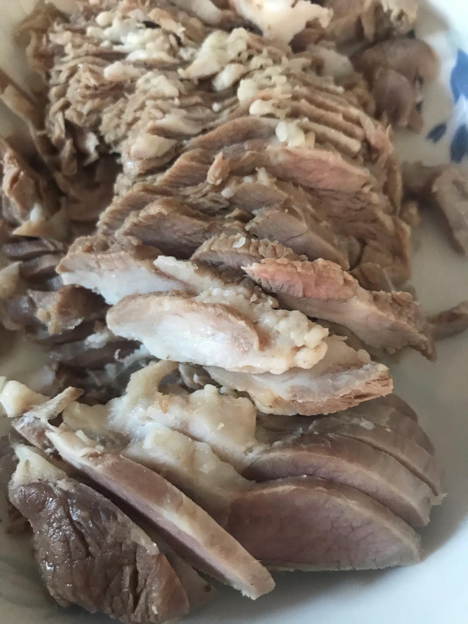 白切羊肉+清汤(三加三不加)