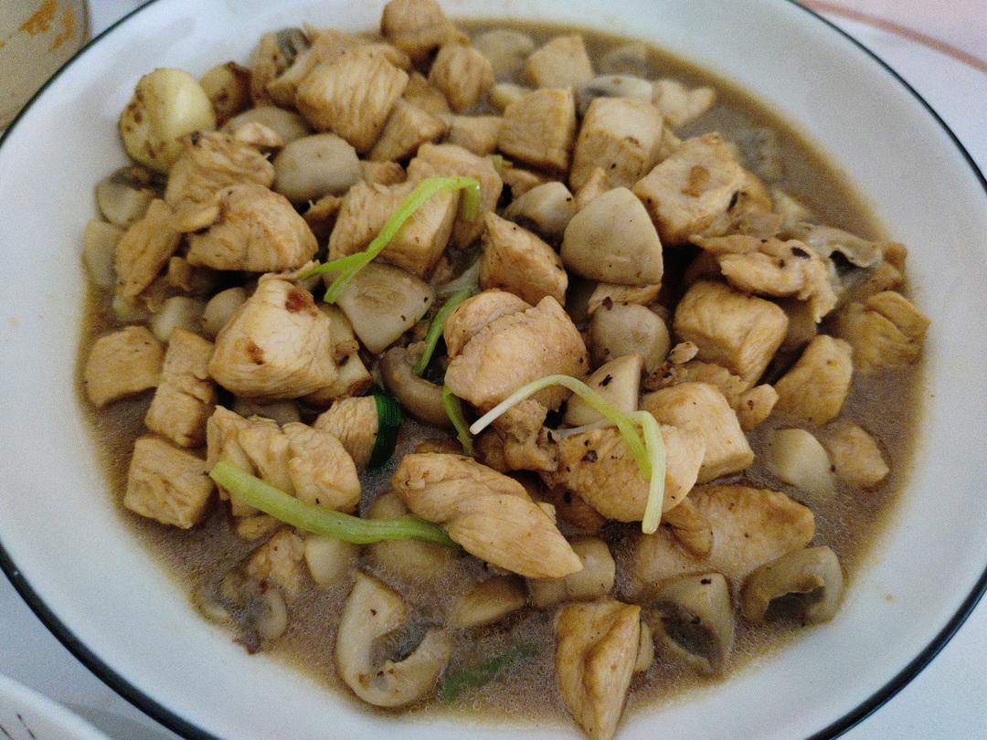 口蘑鸡胸肉