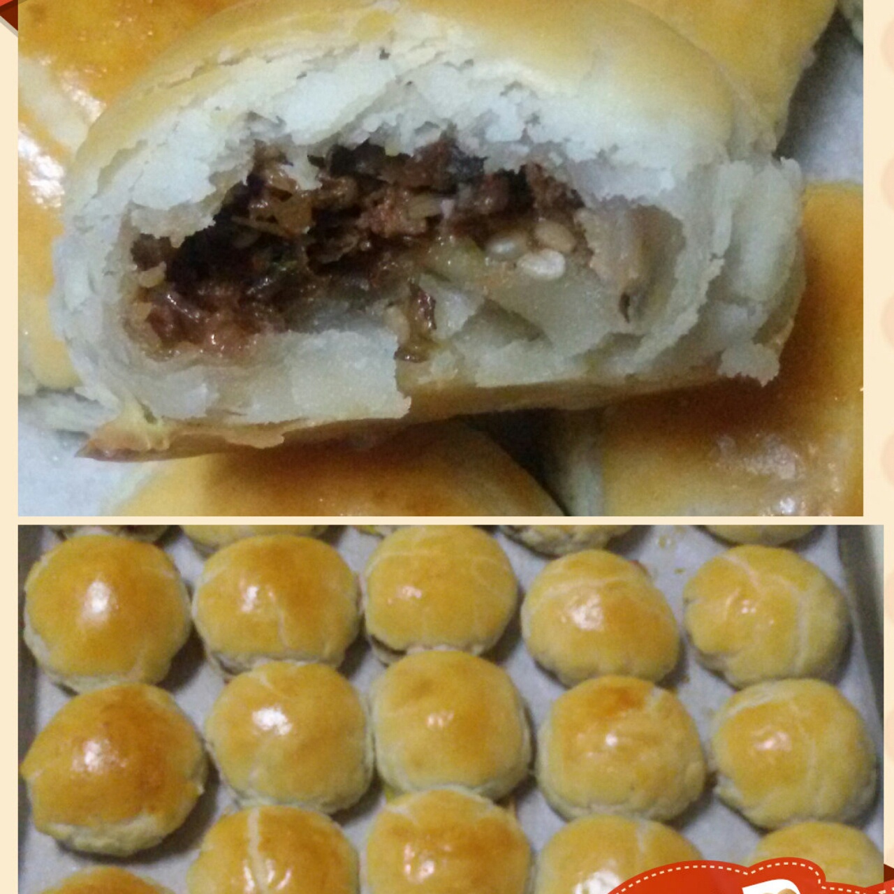 苏式梅干菜鲜肉饼