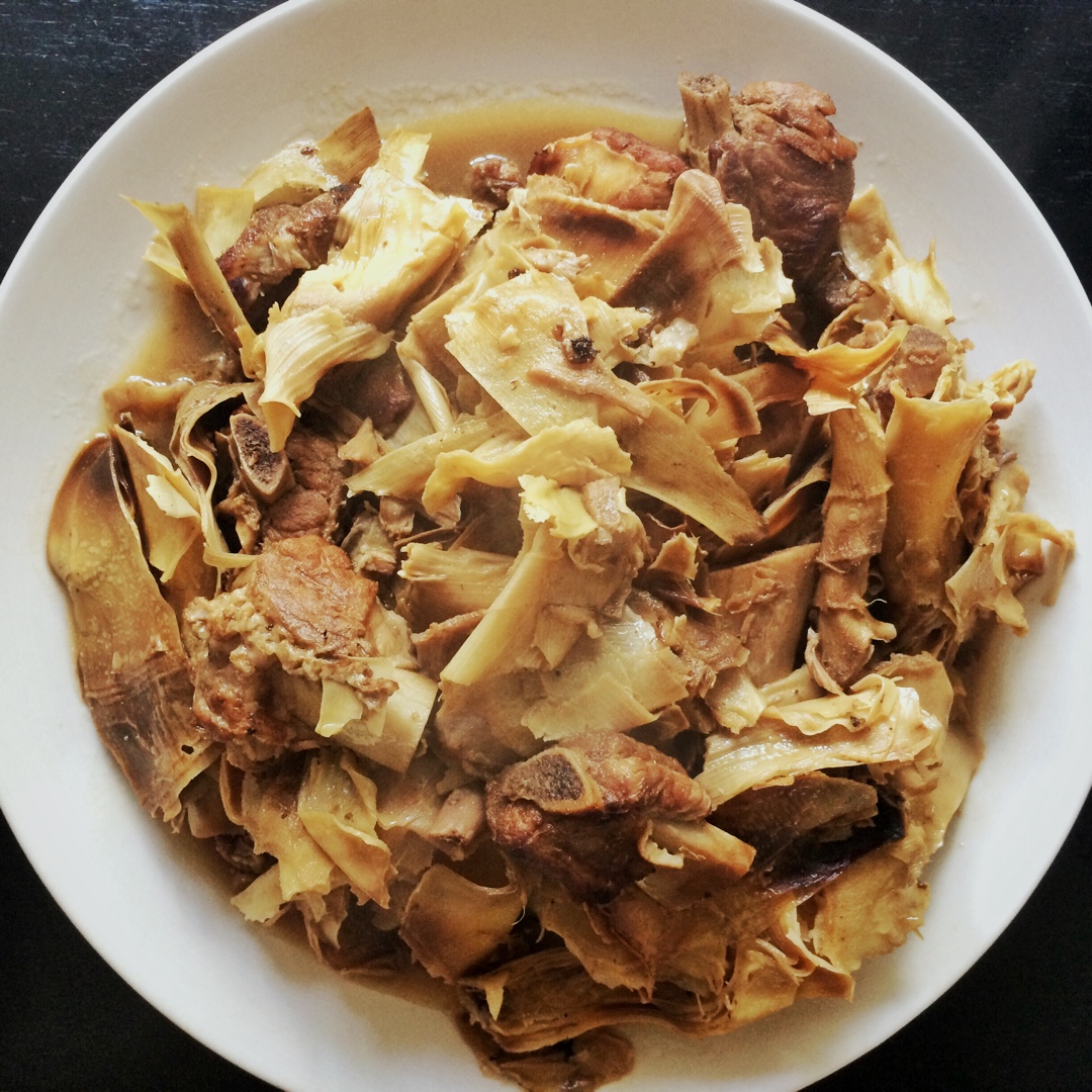 笋干烧排骨
