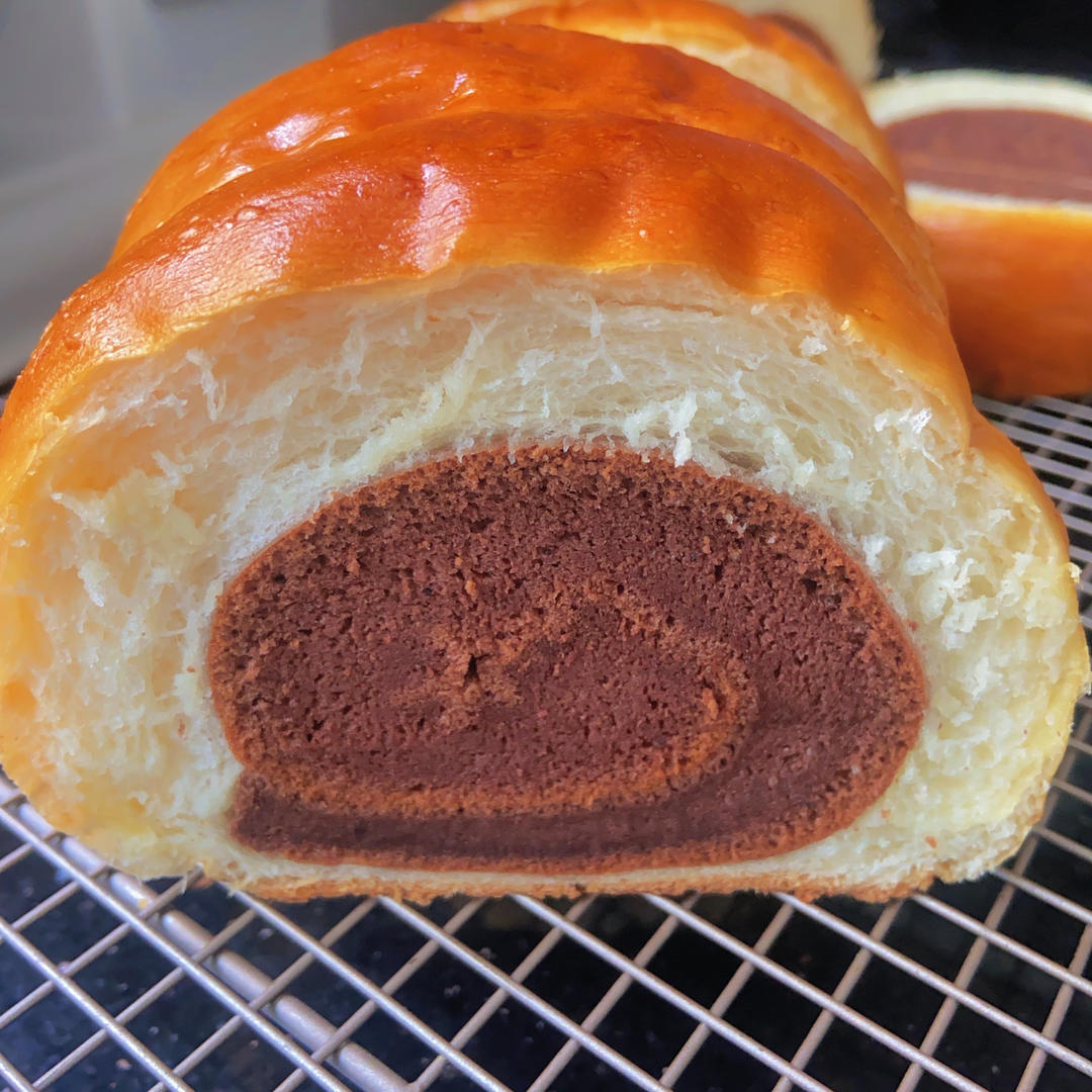 抹茶蛋糕卷面包