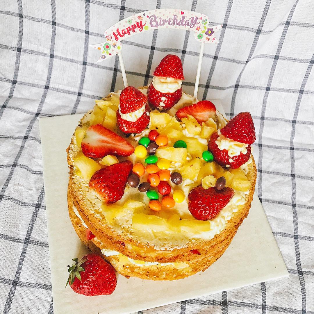 圣诞呆萌裸蛋糕