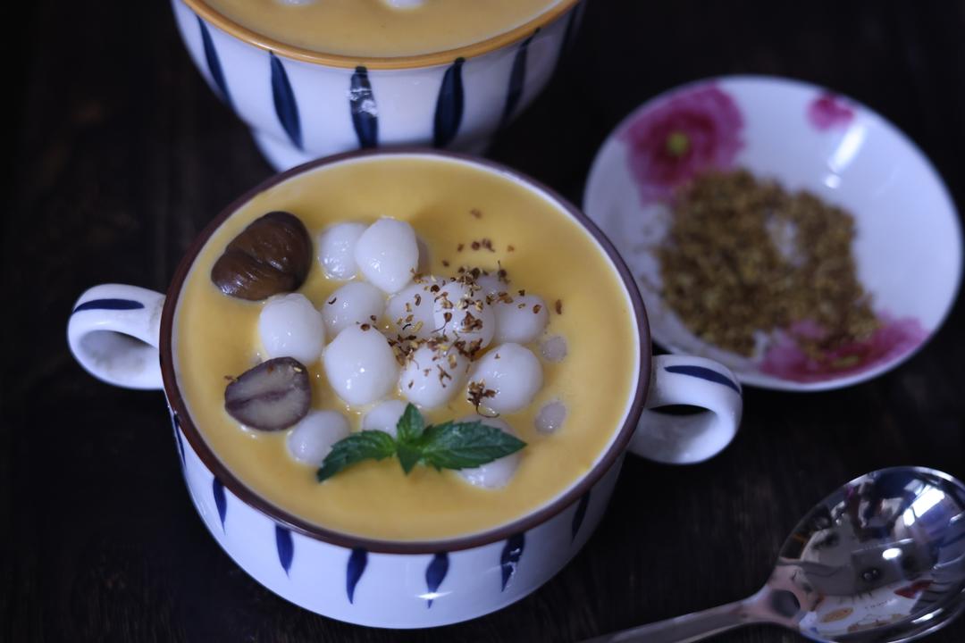 南瓜牛乳小圆子的做法