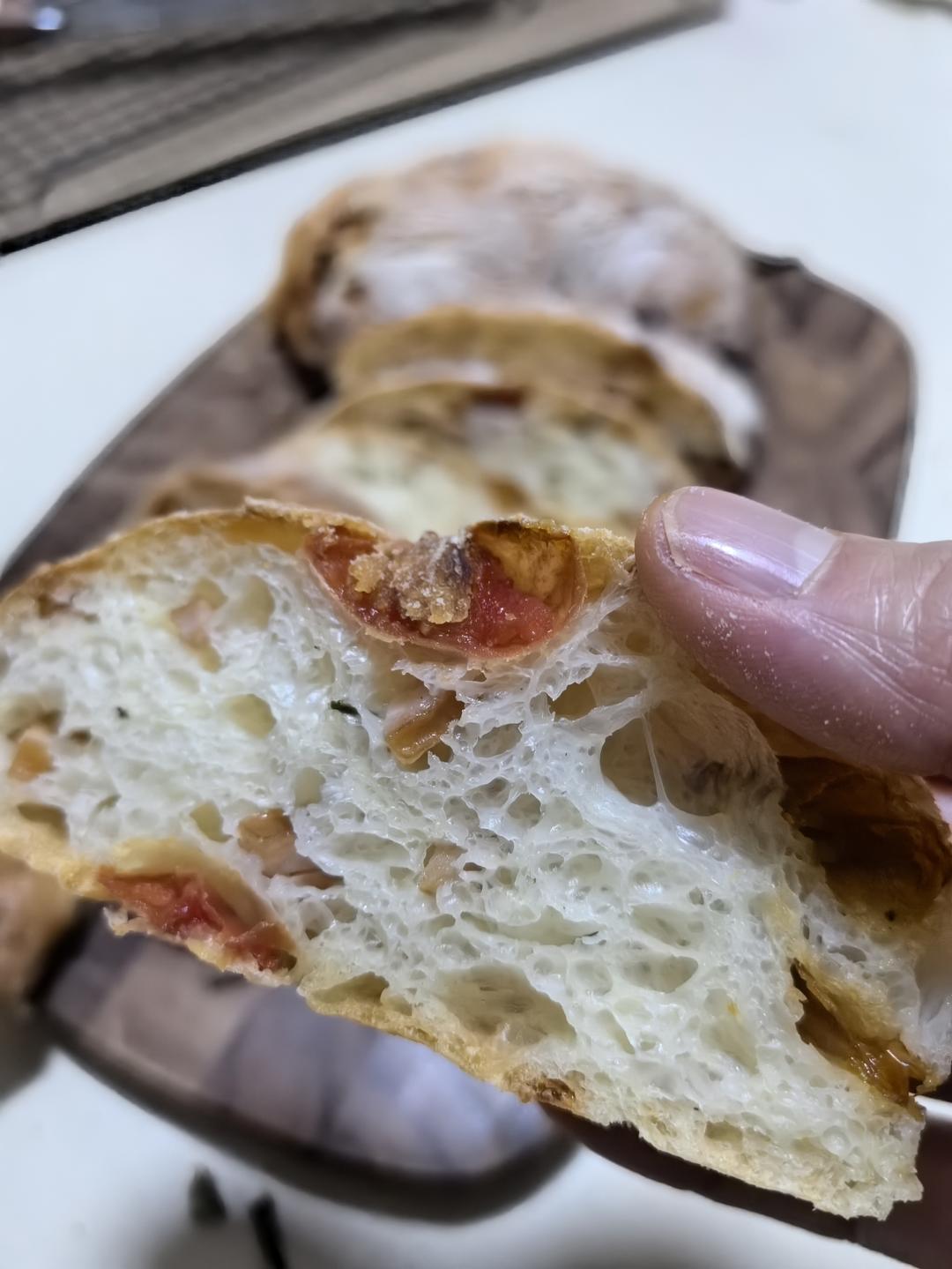 【ciabatta】家庭版恰巴塔，软乎乎的拖鞋面包