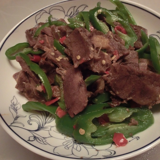 青椒牛肉