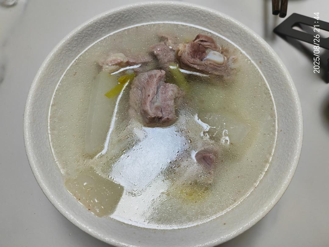 冬瓜排骨汤，夏天的味道