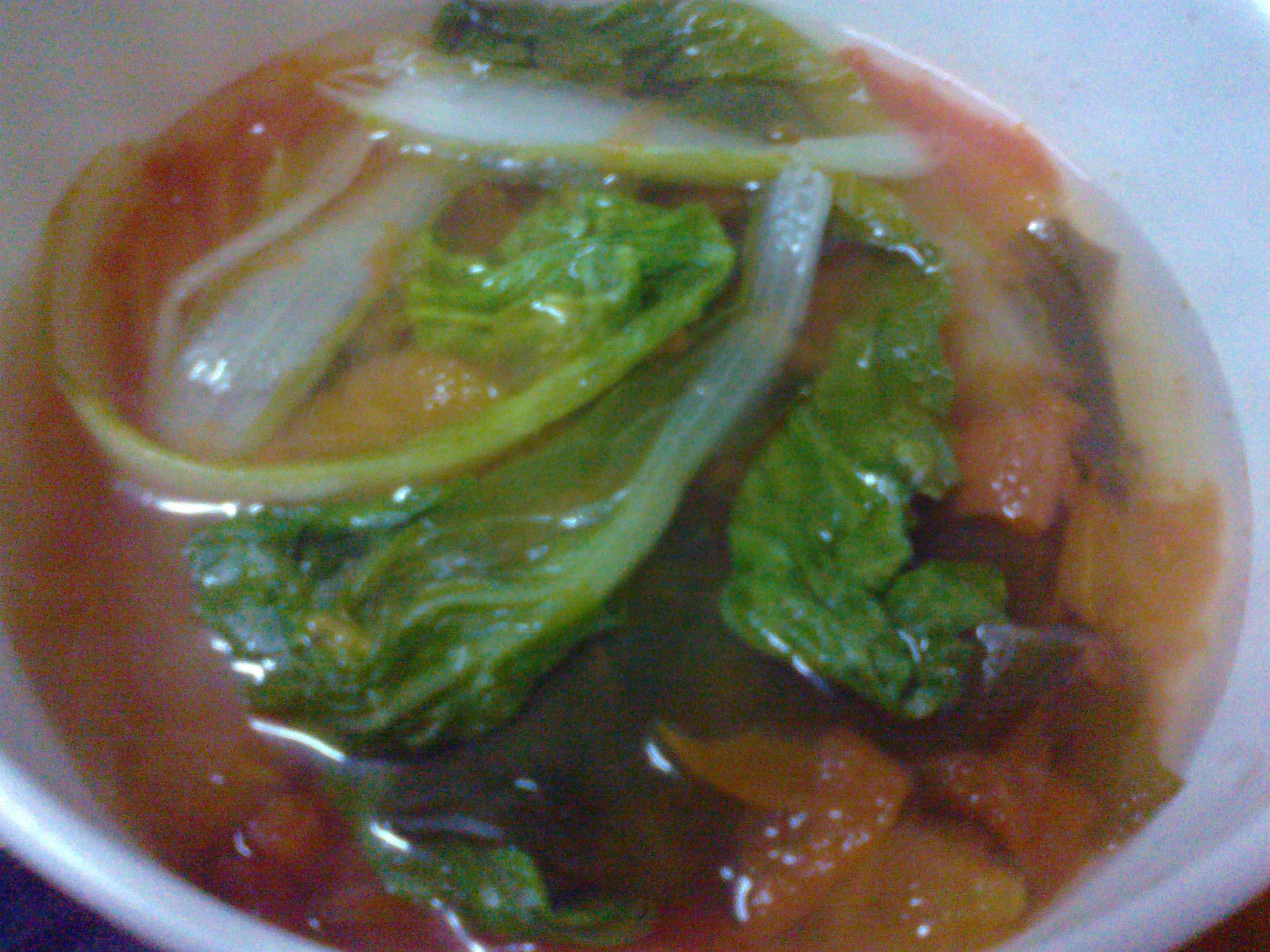 小白菜番茄汤（瘦身版）的做法
