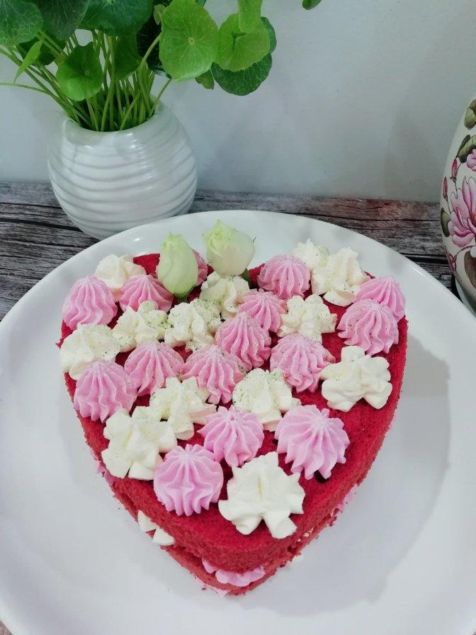 红丝绒圣诞生日蛋糕（戚风蛋糕胚）