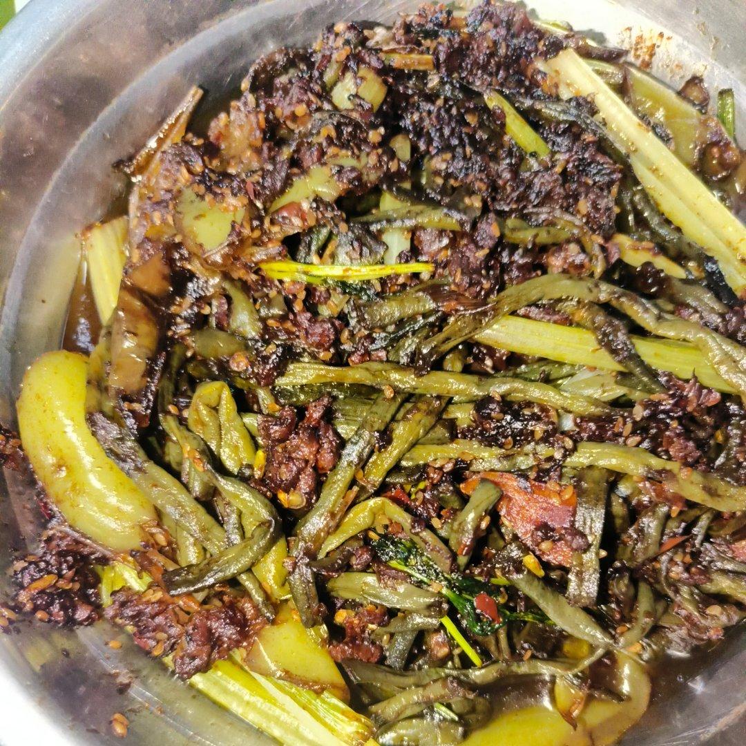 下饭菜东北豇豆咸菜