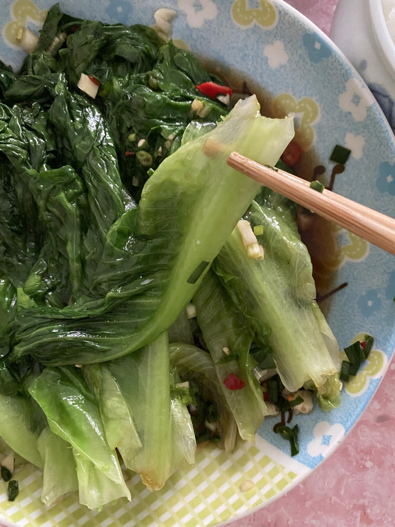 白灼生菜