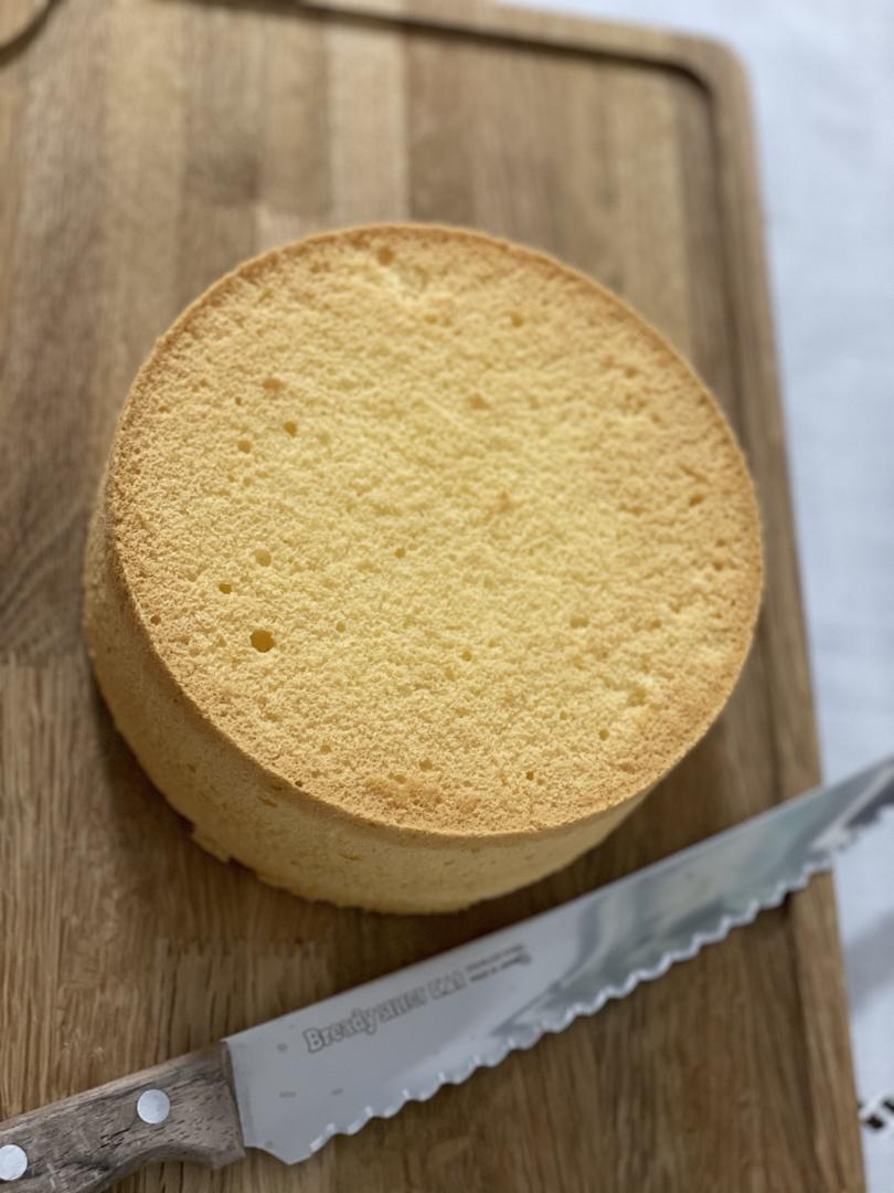 零失败6寸戚风蛋糕（十分钟制作，合适新手宝宝）