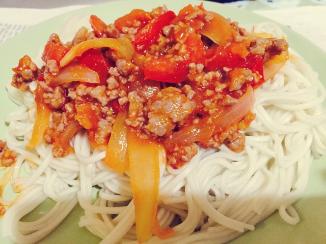 番茄肉酱意大利面