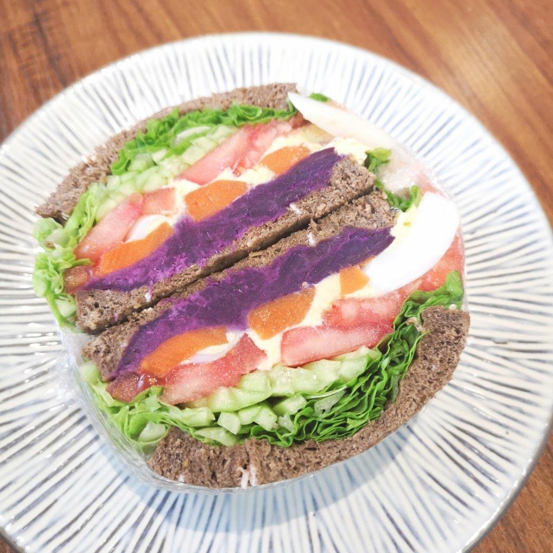 全麦煎饼卷一切