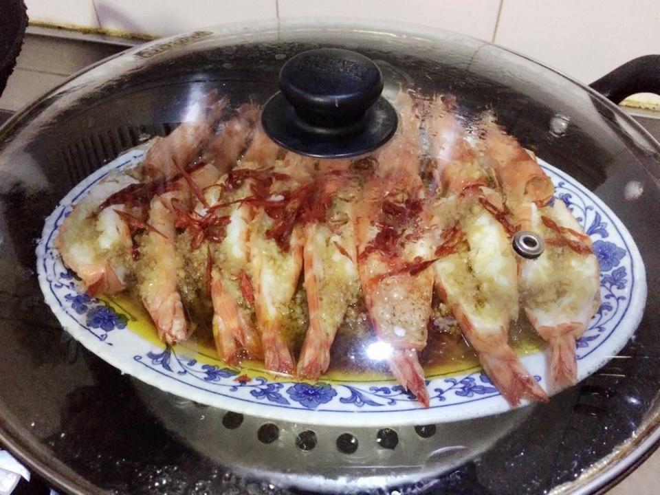 清蒸斑节虾的做法