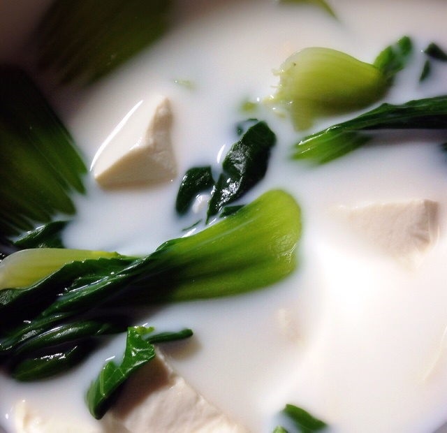 青菜豆腐汤
