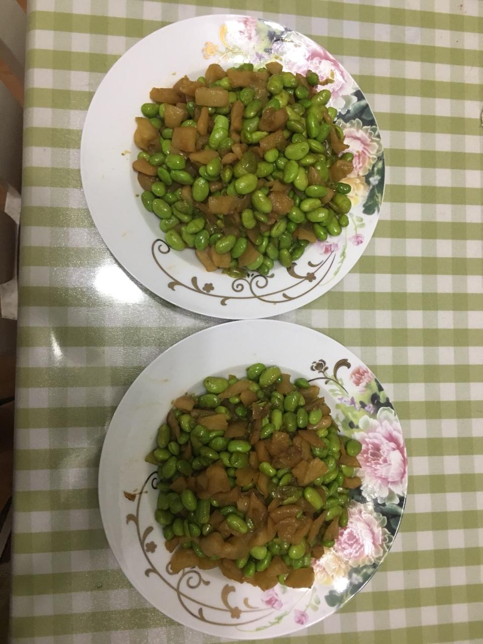 毛豆炒萝卜干
