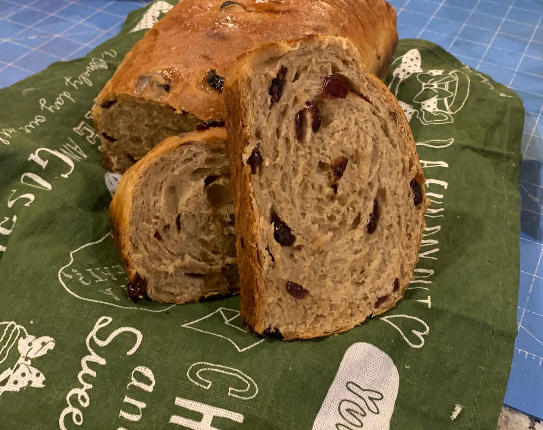 咖啡蔓越莓面包（ Coffee cranberries bread)