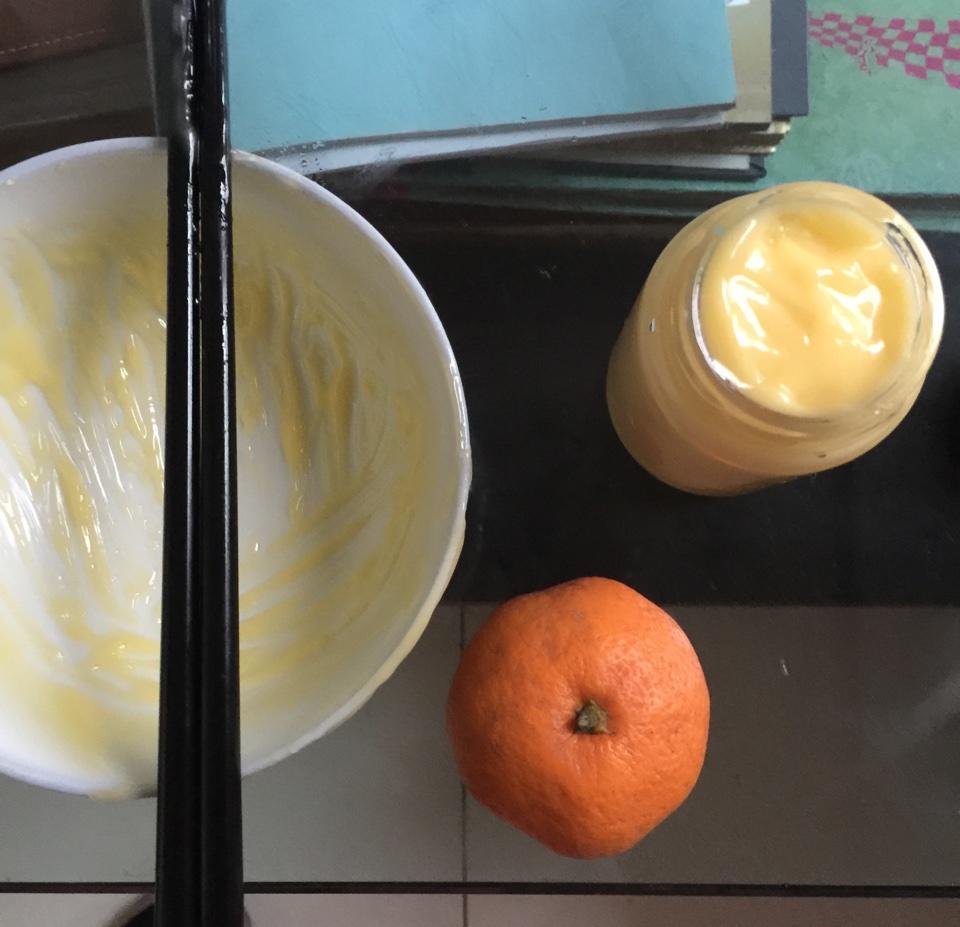 蛋黄橘子沙拉酱的做法 步骤4