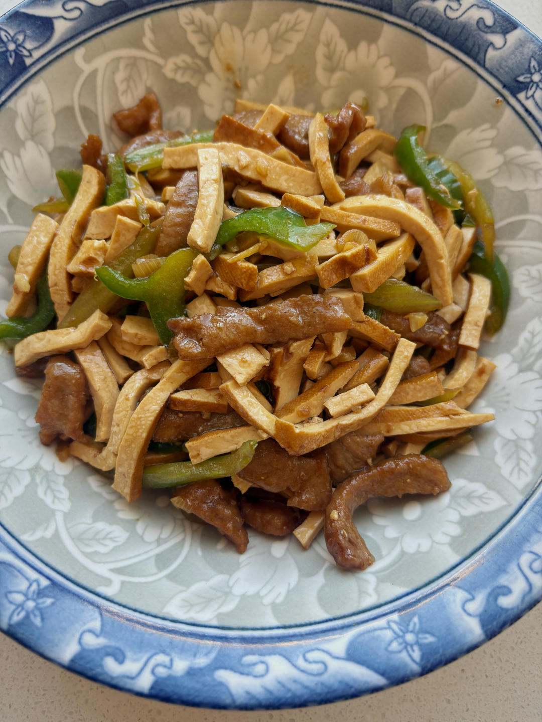 青椒肉丝炒香干
