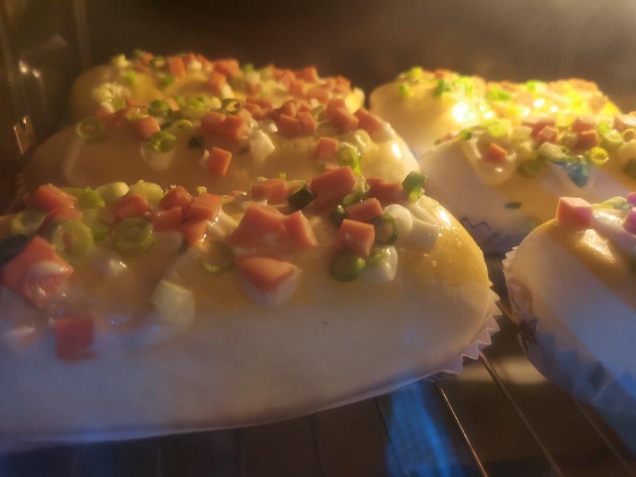 香葱火腿肉松面包