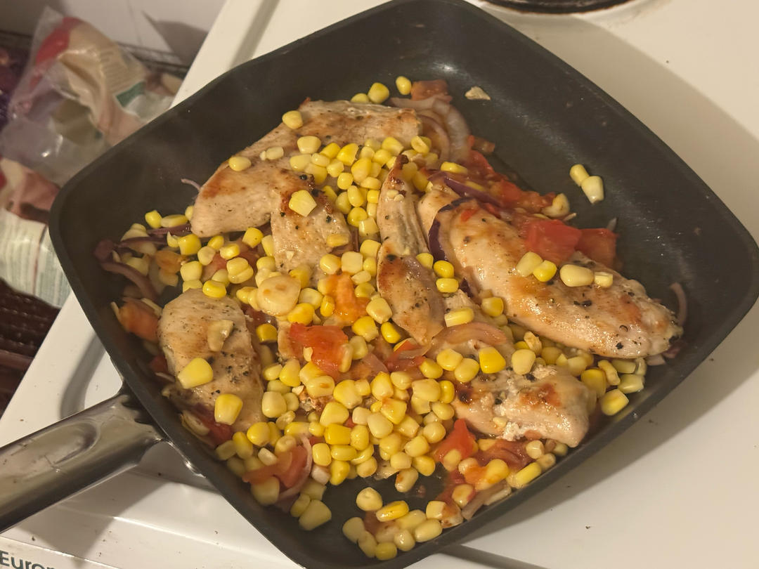 番茄炖鸡胸丨健康·三餐