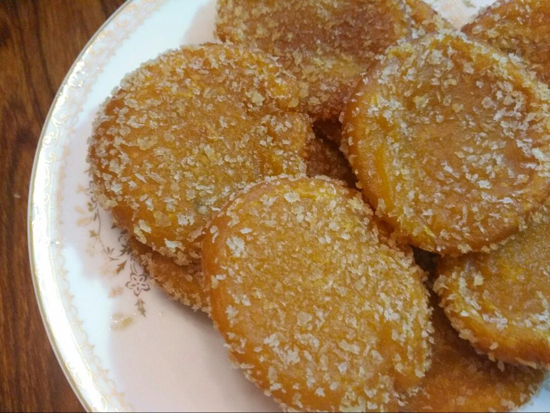 雪花南瓜饼
