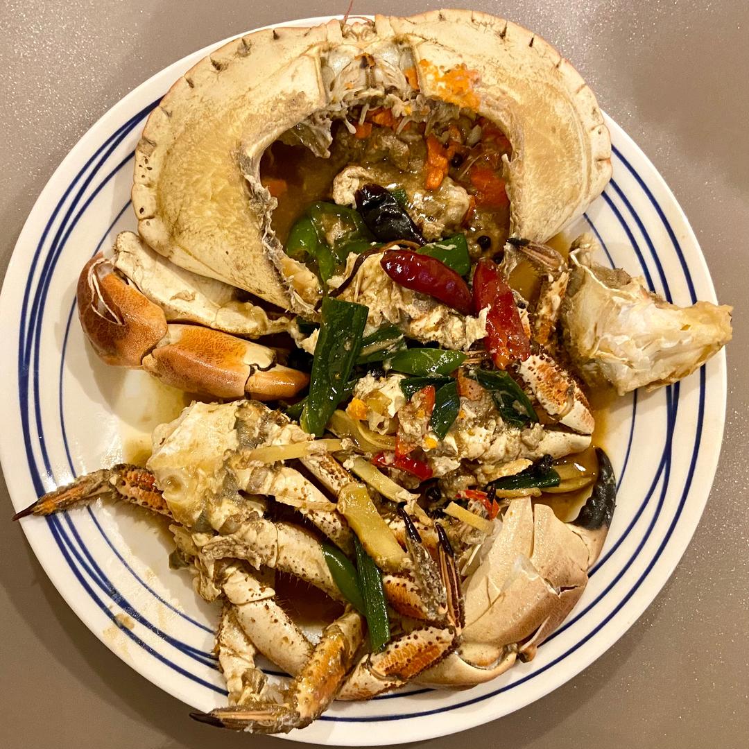 鲜香浓郁的黑胡椒面包蟹🦀️