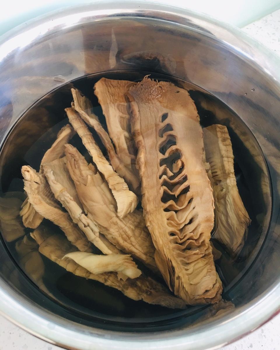 紘嗏做的毛竹笋干的泡发