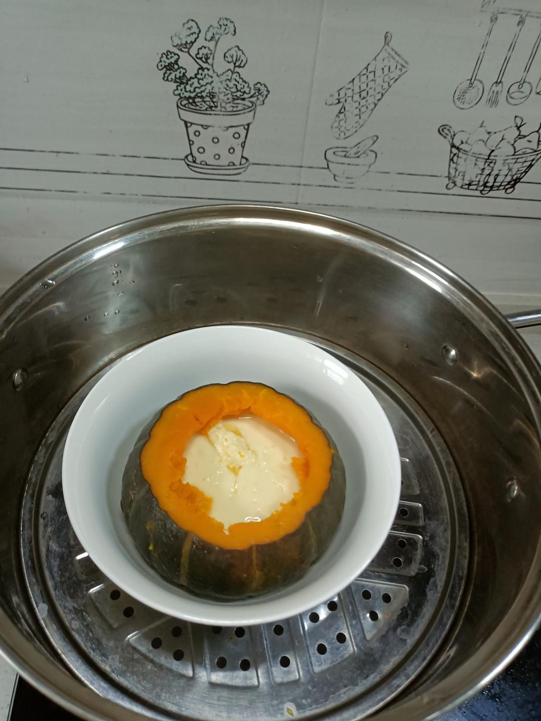 贝贝南瓜蒸蛋（懒人0失败）