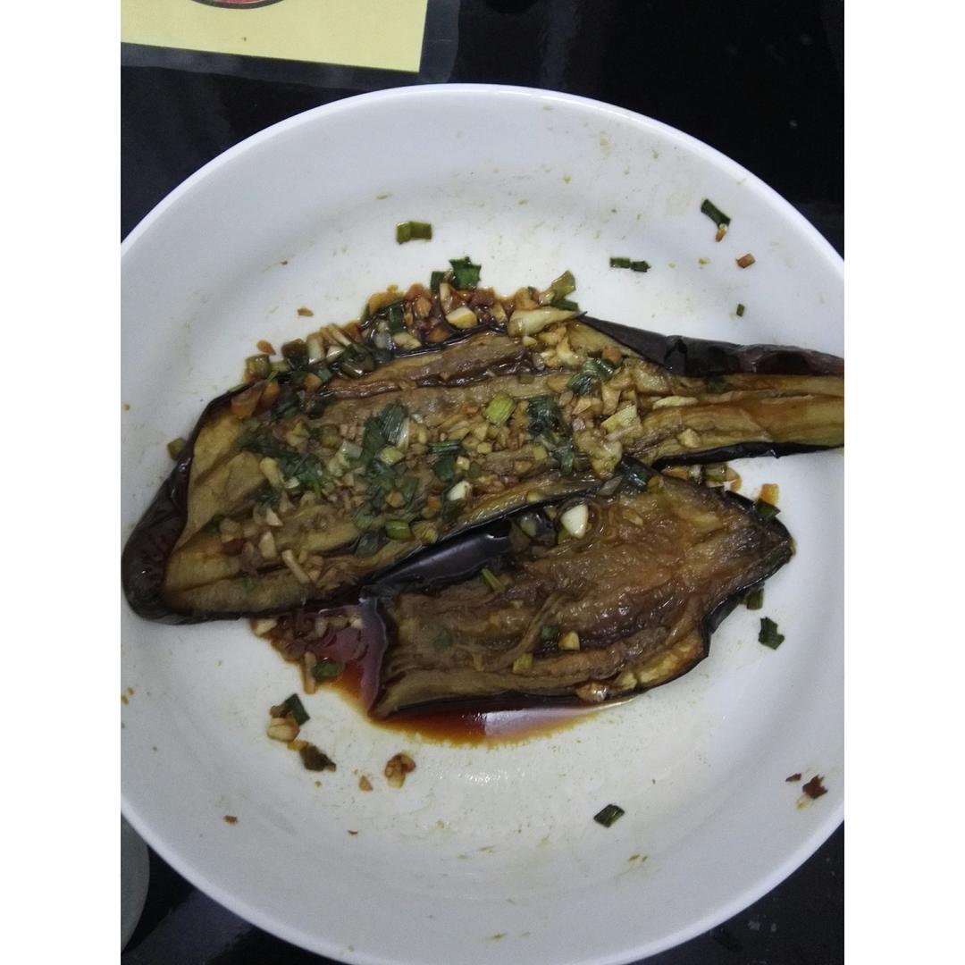 烤箱菜走起--蒜蓉烤茄子