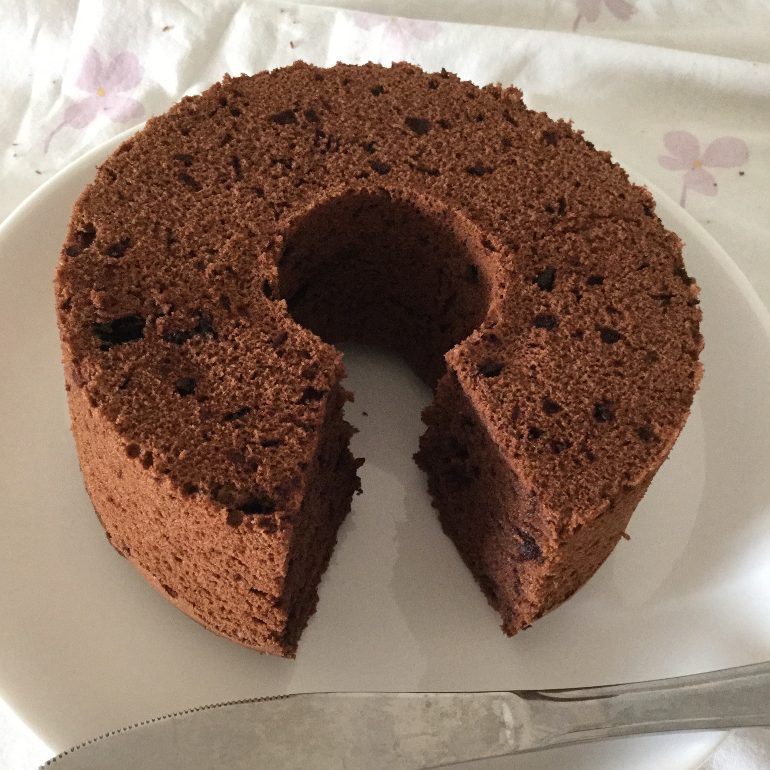 香浓黑巧克力戚风