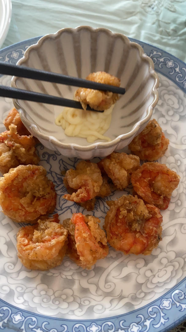 柏悦平替版芥末虾球