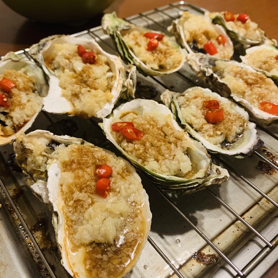 蒜蓉烤生蚝（烤箱版首发）