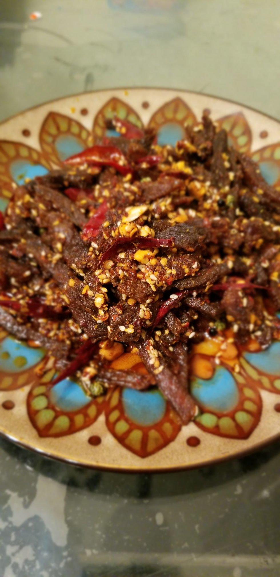 厨师长教你：“香辣牛肉”的自贡做法，看的口水直流