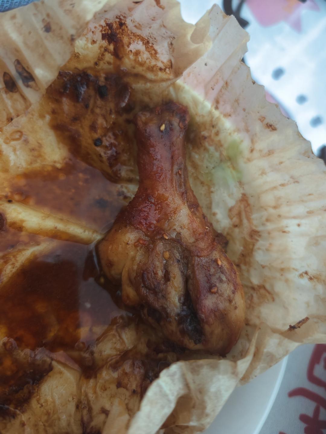 空气炸锅烤鸡腿，鲜嫩多汁