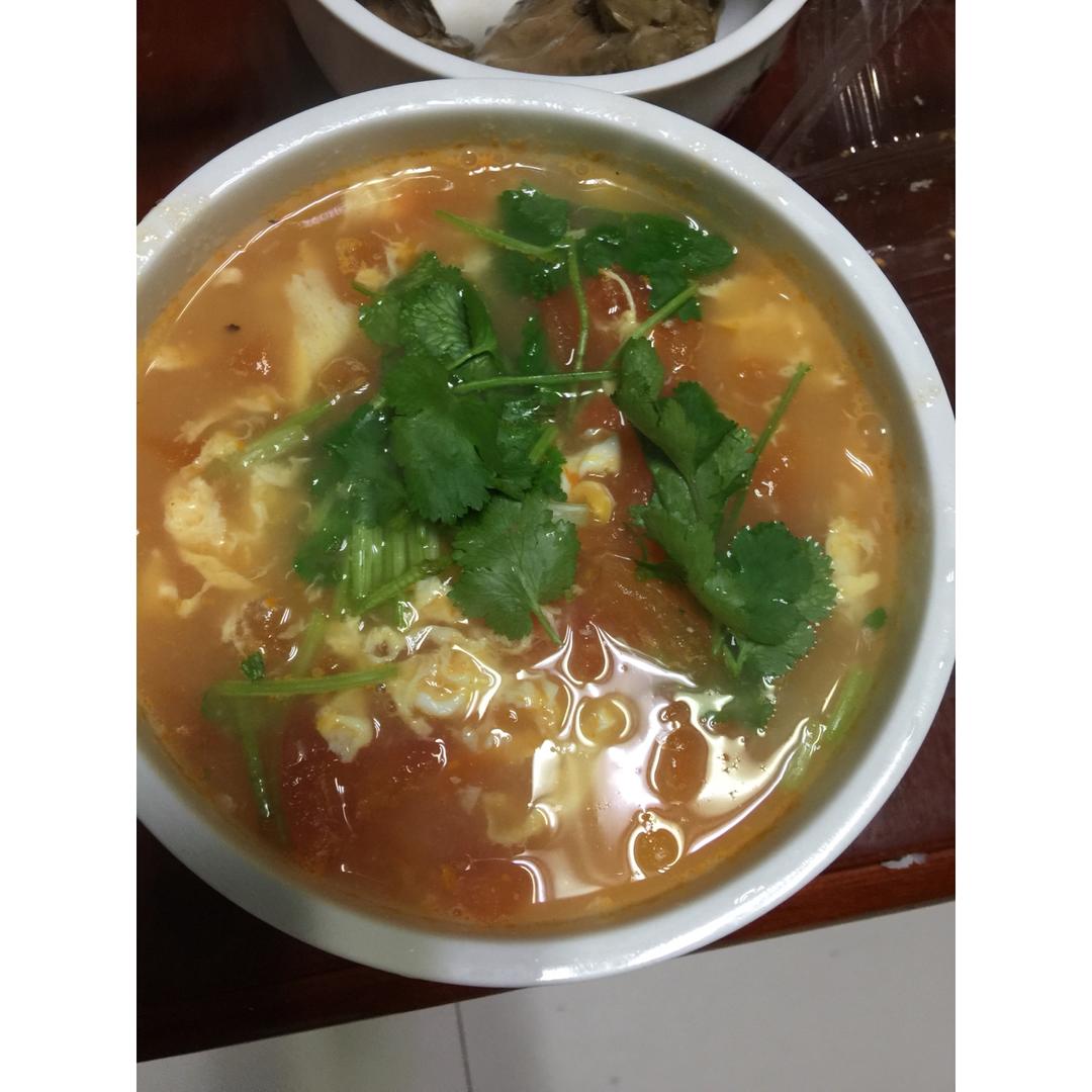好喝到爆的西红柿鸡蛋汤