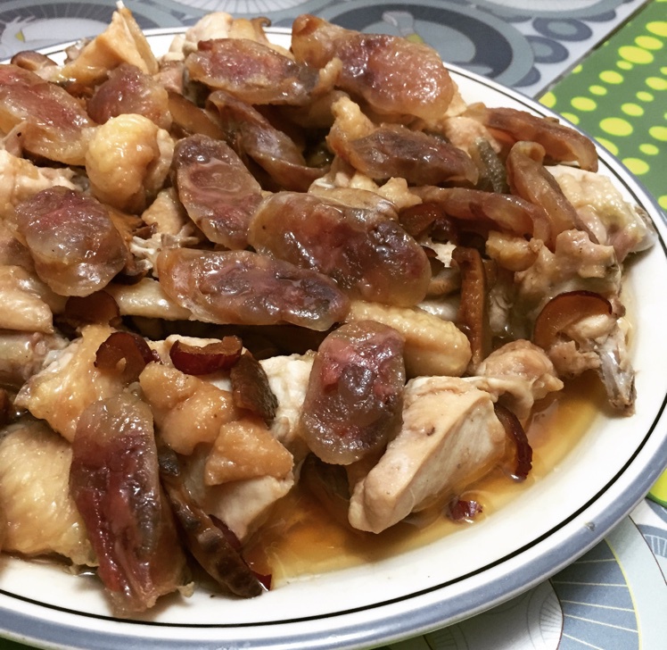 腊肠蒸鸡翅