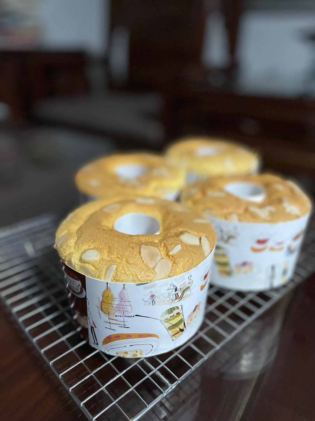 戚风蛋糕   4寸烟囱戚风