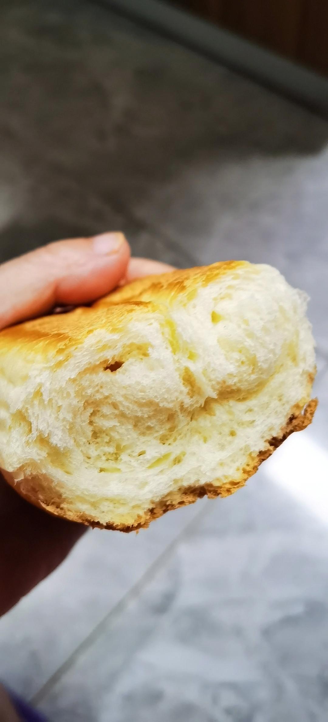 牛奶软餐包(手工和面)