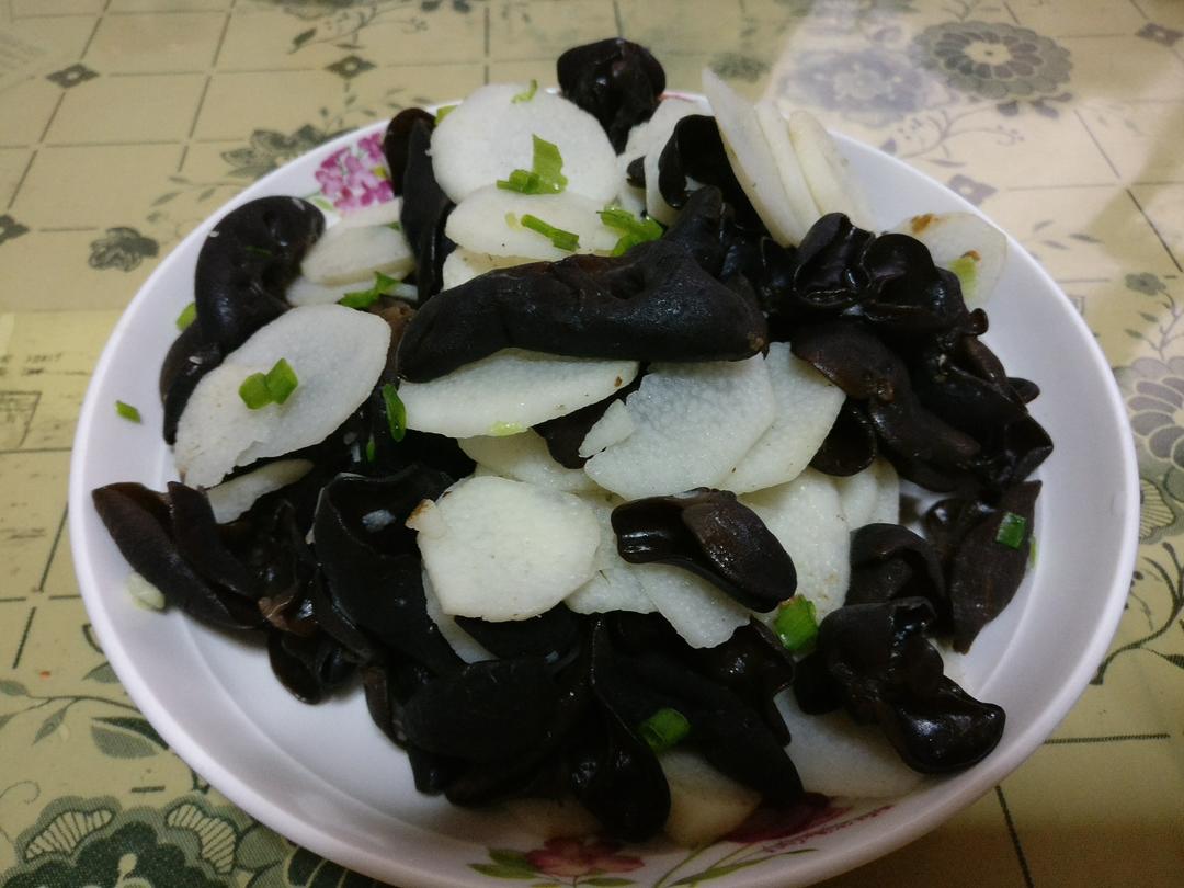 清炒山药木耳