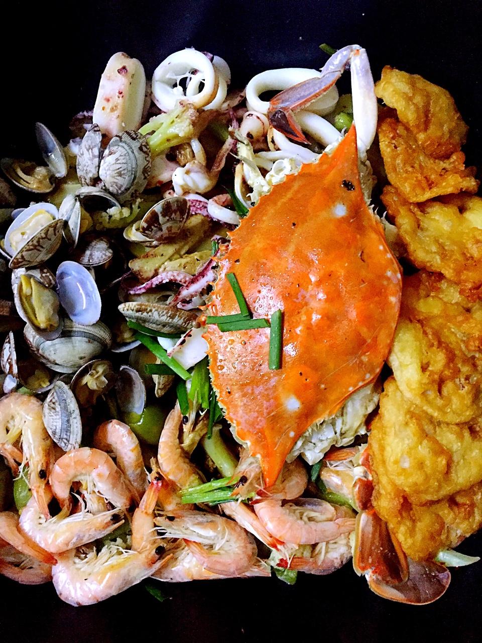 麻辣海鲜烧