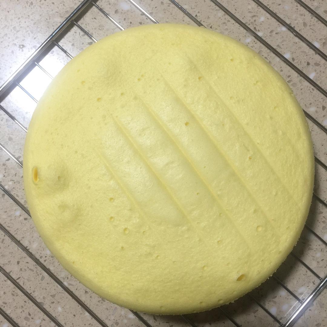 零失败戚风蒸蛋糕（8寸）可做蛋糕胚（另附红丝绒蒸蛋糕做法）
