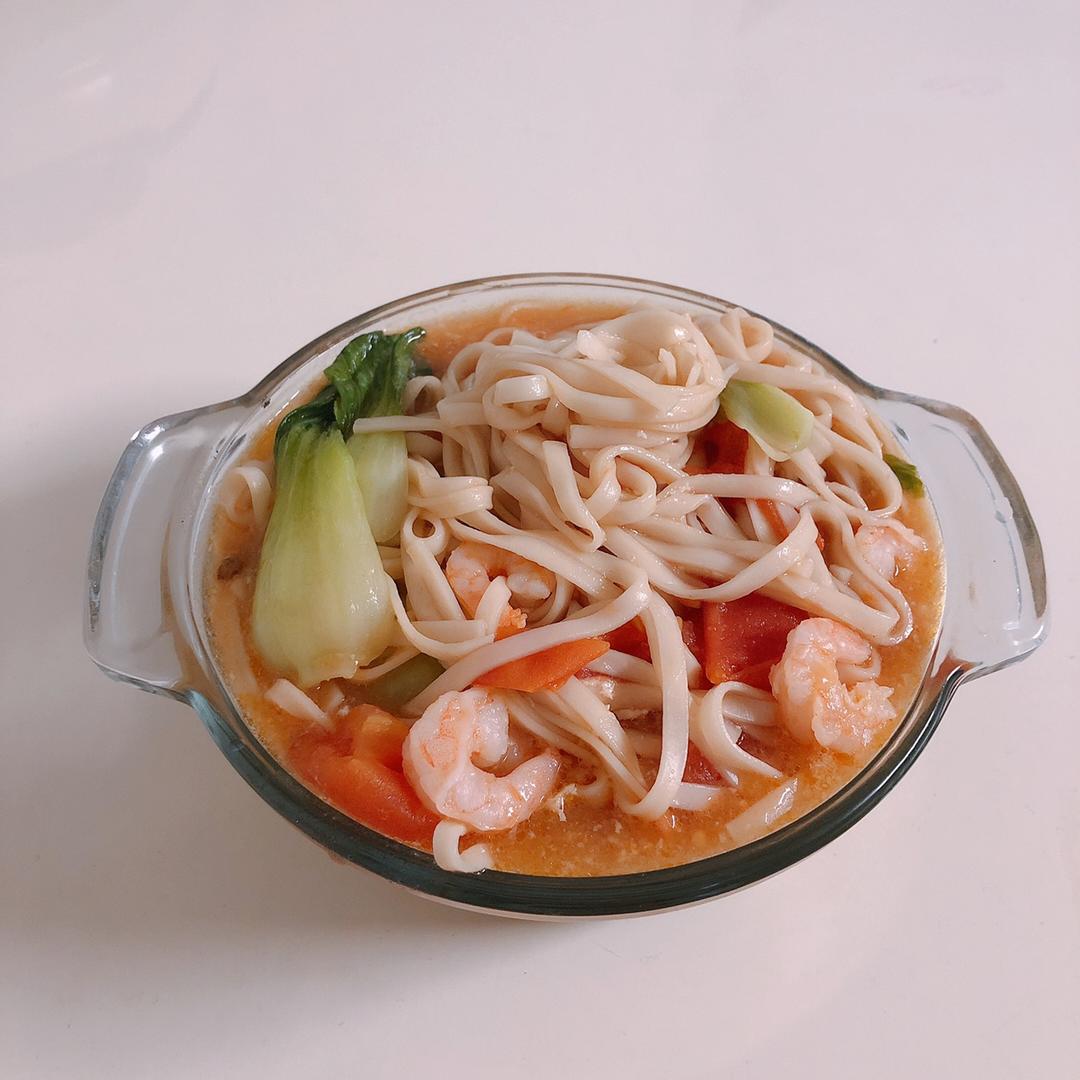 西红柿青菜面