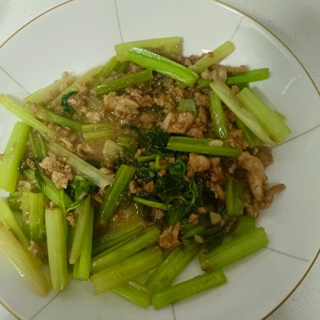 芹菜炒肉丝