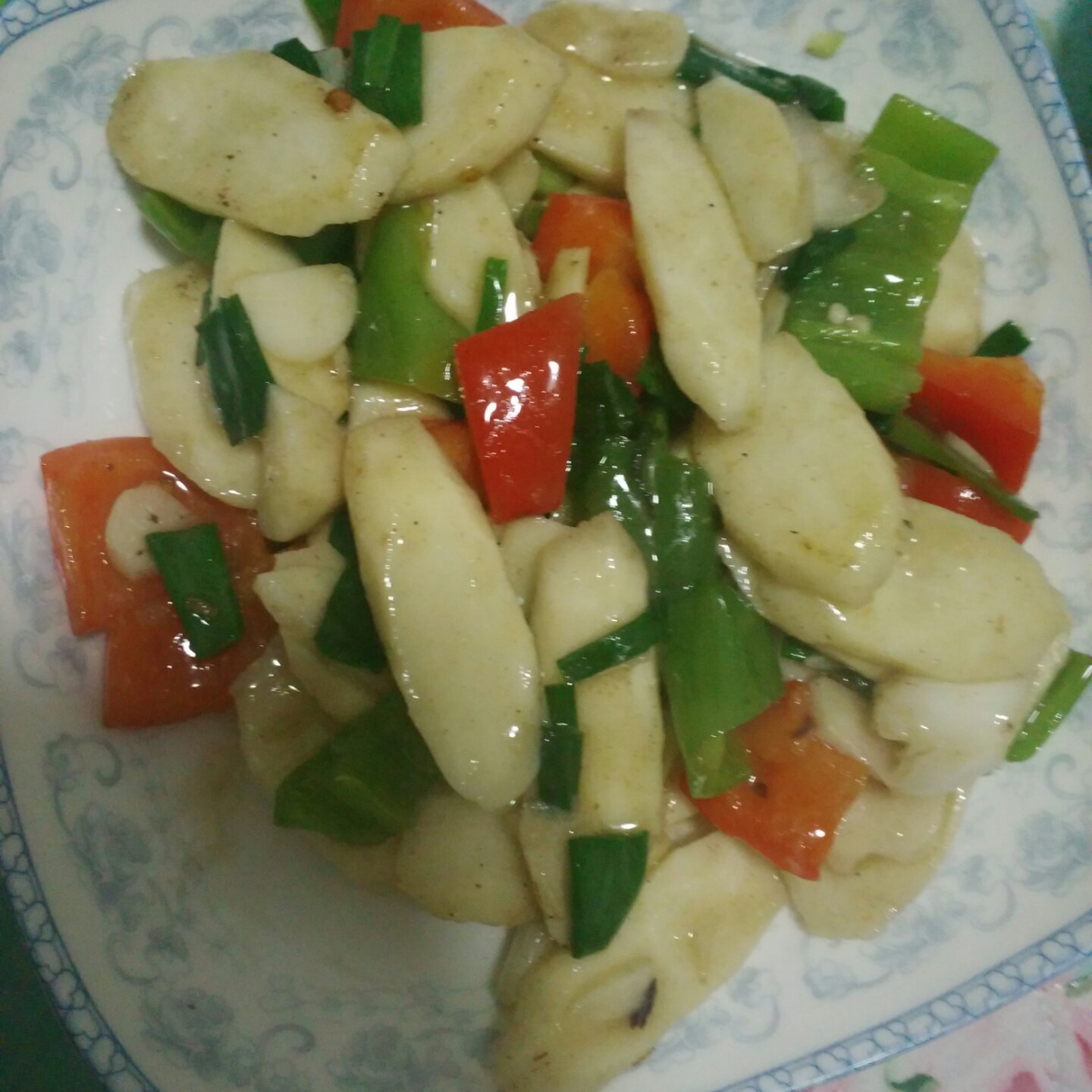 老丁的私房菜-清炒山药