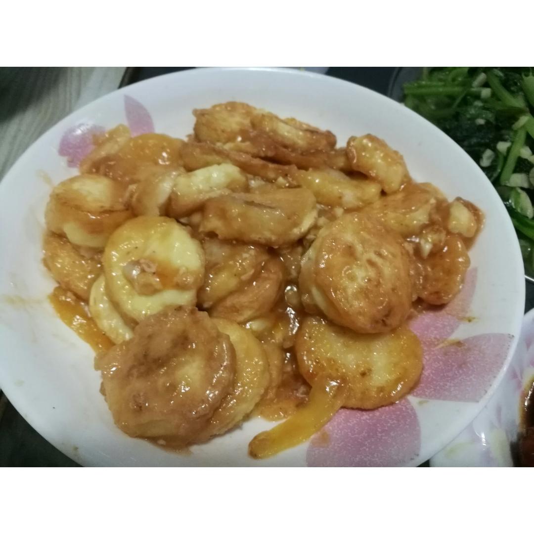 铁板日本豆腐——滋滋响的美味