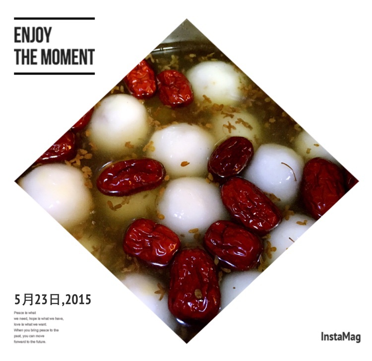 桂花红枣小圆子