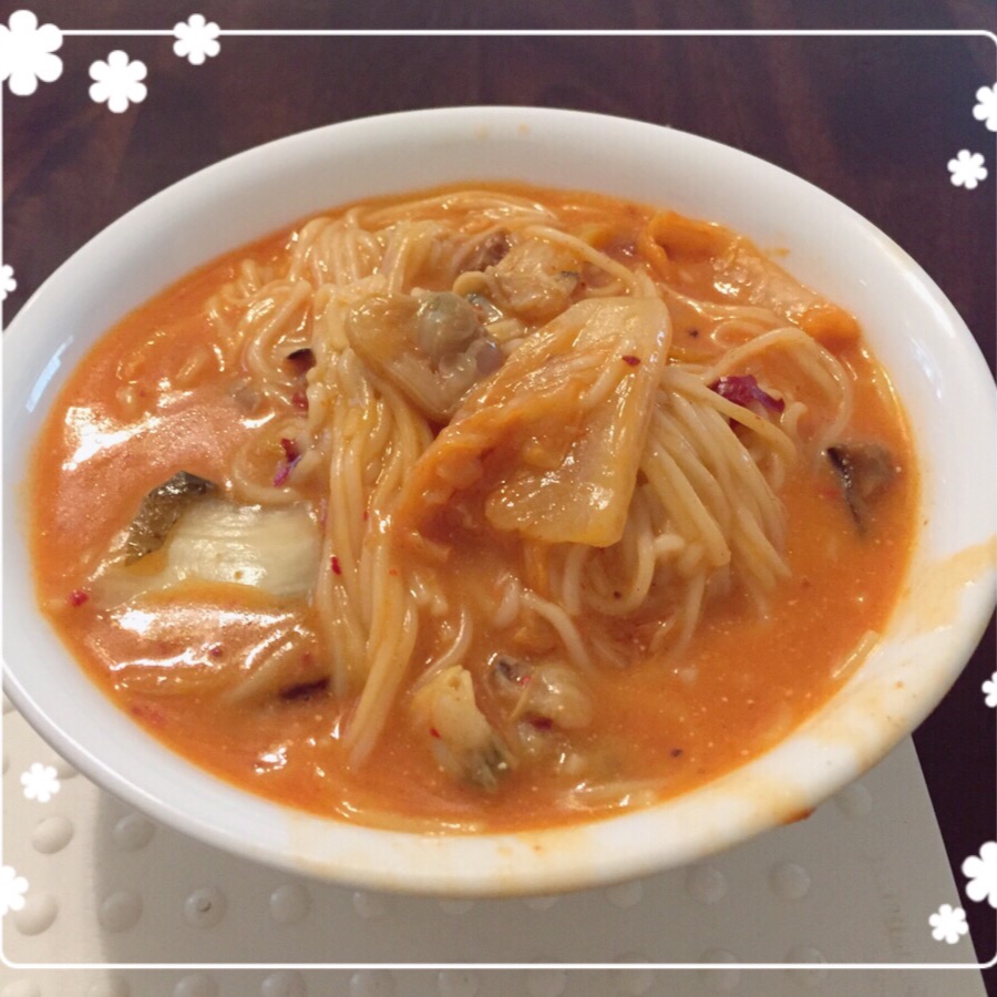 韩式海鲜面（Jjamppong）